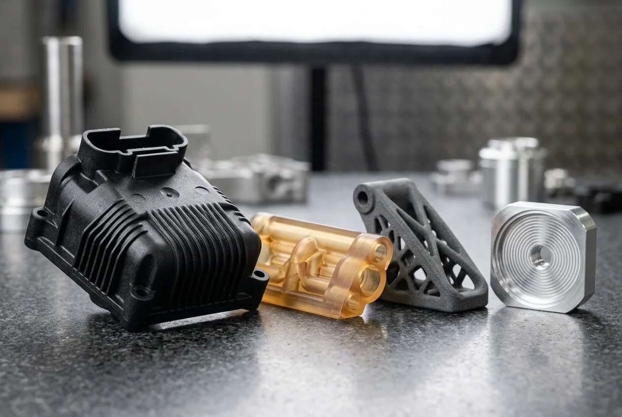 Vielseitige Prototypen- und Kleinserienteile aus 3D-Druck, Vakuumguss und Spritzguss bei CIRP